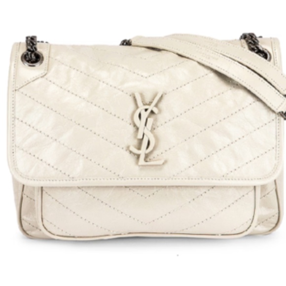 Saint Laurent YSL Medium Niki bag in "Blanc" Vintage Leather/MINT CONDITION! - Picture 2 of 16